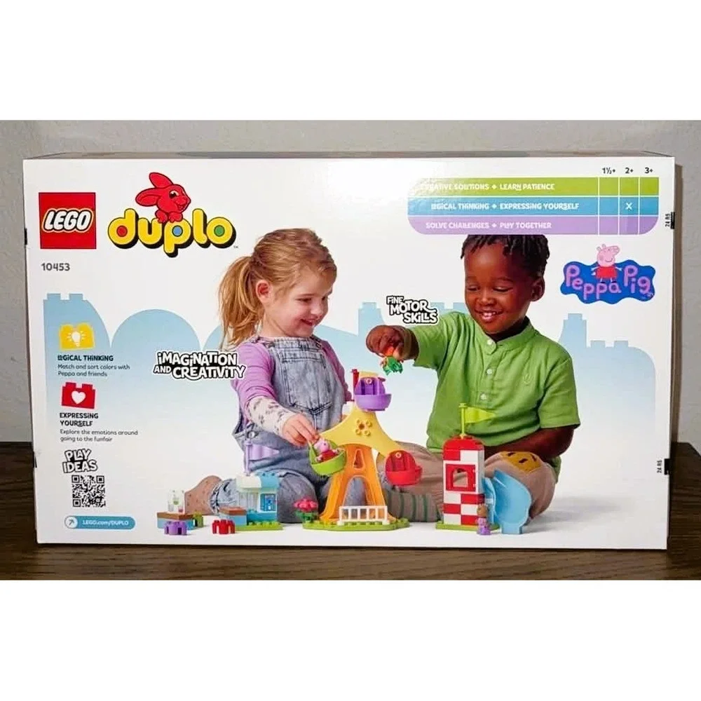 LEGO DUPLO Peppa Pig Funfair 10453 53 Pieces Ages 2+ Logical Creative Challenges